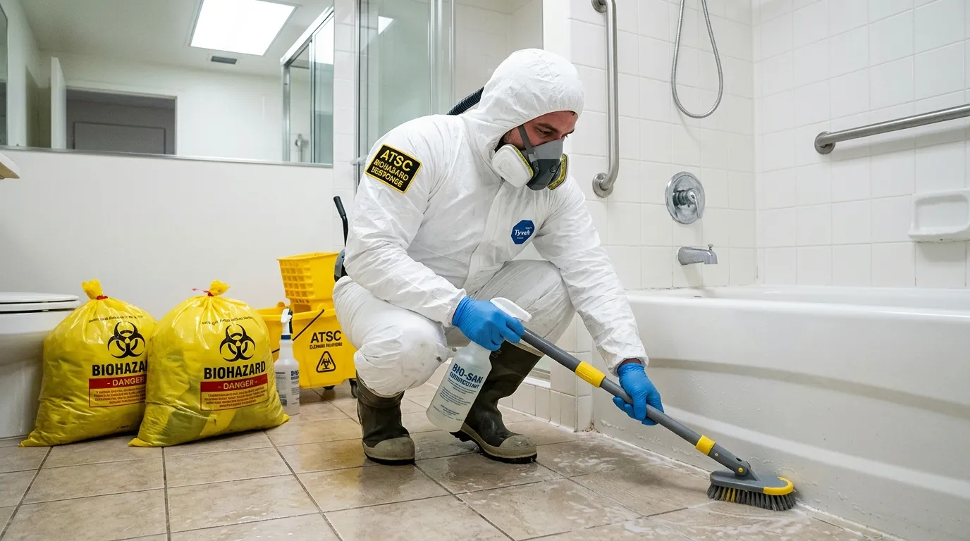 Decontamination equipment deployed for Blood Cleanup in Sayreville